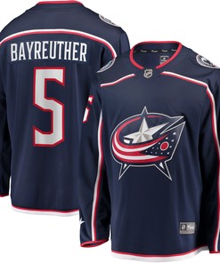 Gavin Bayreuther Columbus Blue Jackets Fanatics Branded Home Breakaway Player Jersey - Navy Nhl