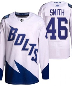 Gemel Smith 2022 Stadium Series Lightning 46 White Primegreen Jersey Jersey