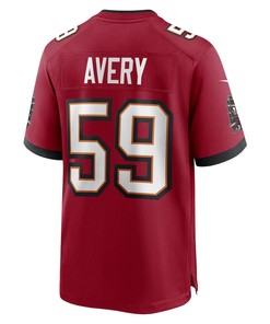 Genard Avery Tampa Bay Buccaneers Game Player Jersey - Red