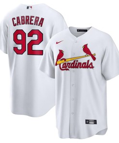 Génesis Cabrera 92 St. Louis Cardinals Home Men Jersey - White