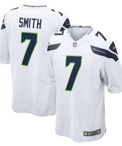 Geno Smith 7 Seattle Seahawks Game Player Jersey - White