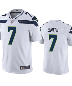 Geno Smith 7 Seattle Seahawks White Vapor Limited Jersey