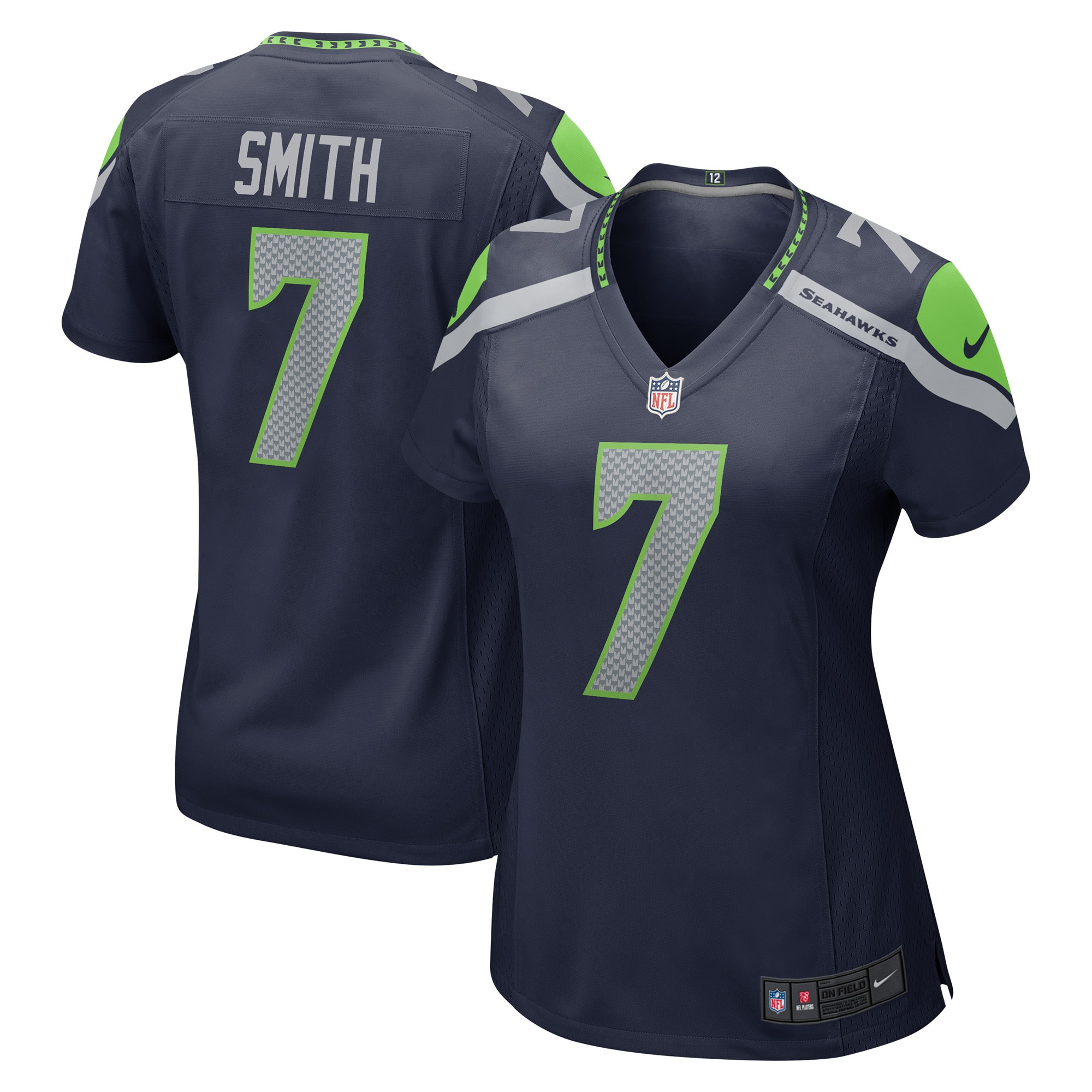 Geno Smith Seattle Seahawks Womens Game Jersey - College Navy Nfl