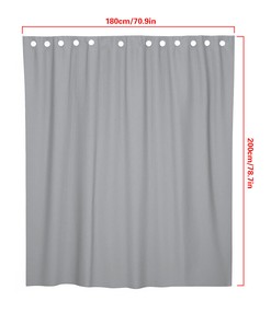 Geometric 3D Bath Screen Shower Curtain Bathroom Decor