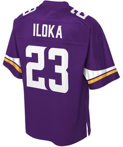 George Iloka Minnesota Vikings Nfl Pro Line Player Jersey - Purple