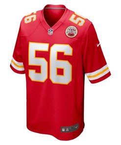 George Karlaftis Kansas City Chiefs 2022 NFL Draft First Round Pick Player Game Jersey - Red