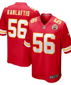George Karlaftis Kansas City Chiefs 2022 Nfl Draft First Round Pick Player Game Jersey - Red