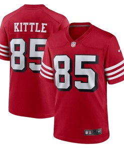 George Kittle 85 San Francisco 49ers Alternate Game Player Jersey - Scarlet