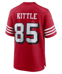 George Kittle 85 San Francisco 49ers Alternate Game Player Jersey - Scarlet