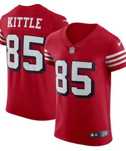 George Kittle 85 San Francisco 49ers Alternate Vapor Elite Jersey - Scarlet