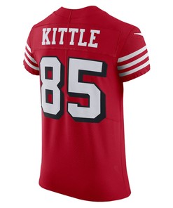 George Kittle 85 San Francisco 49ers Alternate Vapor Elite Jersey - Scarlet
