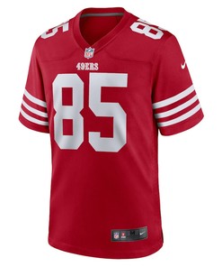 George Kittle 85 San Francisco 49ers Player Game Jersey - Scarlet