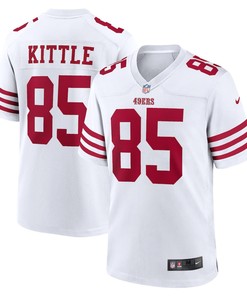 George Kittle 85 San Francisco 49ers Player Game Jersey - White
