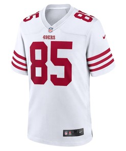 George Kittle 85 San Francisco 49ers Player Game Jersey - White