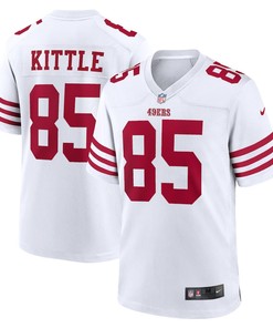 George Kittle 85 San Francisco 49ers Team Game Jersey - White