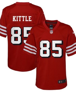 George Kittle 85 San Francisco 49ers Youth Alternate Game Jersey - Scarlet
