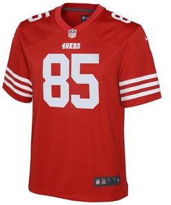 George Kittle 85 San Francisco 49ers Youth Game Jersey - Scarlet