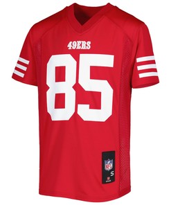 George Kittle 85 San Francisco 49ers Youth Team Player Jersey - Scarlet