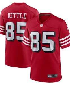 George Kittle San Francisco 49ers Alternate Game Player Jersey - Scarlet Nfl