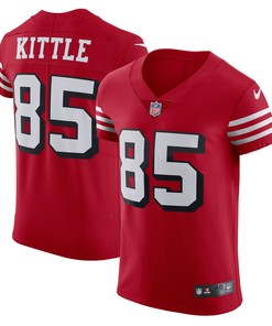 George Kittle San Francisco 49ers Alternate Vapor Elite Jersey Scarlet Nfl