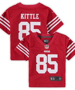 George Kittle San Francisco 49ers Infant Player Game Jersey - Scarlet Nfl