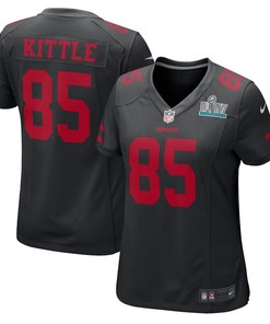 George Kittle San Francisco 49ers Nike Womens Super Bowl Liv Game Event Jersey - Black
