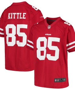George Kittle San Francisco 49ers Nike Youth Game Jersey - Scarlet
