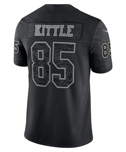 George Kittle San Francisco 49ers RFLCTV Limited Jersey - Black
