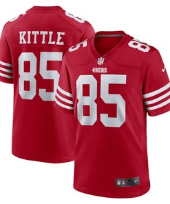 George Kittle San Francisco 49ers Team Game Jersey - Scarlet
