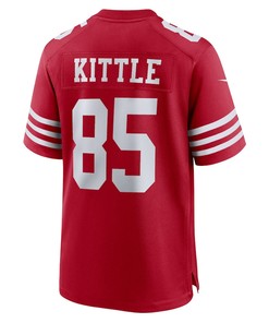 George Kittle San Francisco 49ers Team Game Jersey - Scarlet