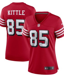 George Kittle San Francisco 49ers Womens Alternate Game Jersey - Scarlet Nfl