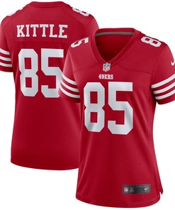 George Kittle San Francisco 49ers Womens Player Game Jersey - Scarlet Nfl
