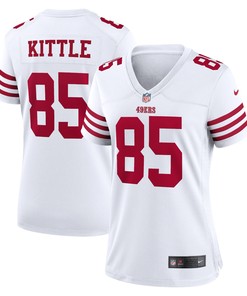 George Kittle San Francisco 49ers Womens Player Game Jersey - White Nfl