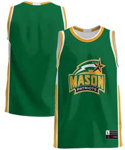 George Mason Patriots Basketball Jersey - Green Ncaa