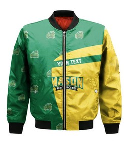 George Mason Patriots Bomber Jacket Special Style - NCAA