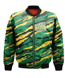 George Mason Patriots Bomber Jacket Sport Style Keep Go On - NCAA