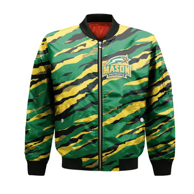 George Mason Patriots Bomber Jacket Sport Style Keep Go On - NCAA