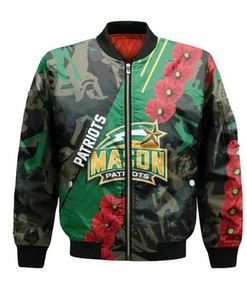 George Mason Patriots Bomber Sport Style Keep Go on- NCAA