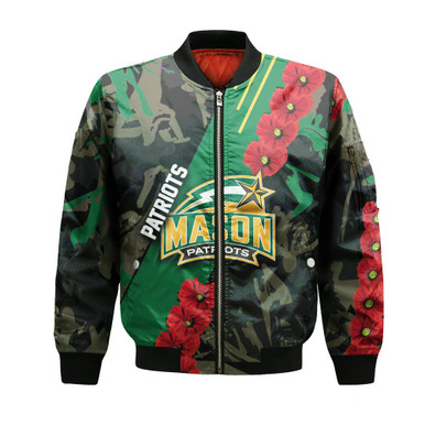 George Mason Patriots Bomber Sport Style Keep Go on- NCAA