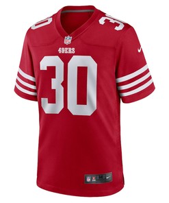 George Odum San Francisco 49ers Game Player Jersey - Scarlet