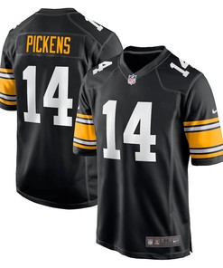 George Pickens 14 Pittsburgh Steelers Alternate Game Player Jersey - Black