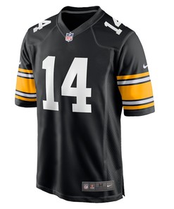 George Pickens 14 Pittsburgh Steelers Alternate Game Player Jersey - Black