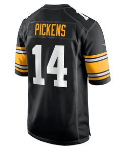 George Pickens 14 Pittsburgh Steelers Alternate Game Player Jersey - Black
