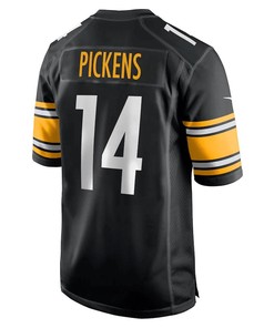George Pickens Pittsburgh Steelers Game Player Jersey - Black