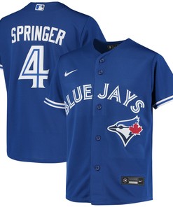George Springer Toronto Blue Jays Alternate Replica Player Jersey - Royal Mlb