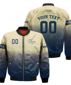 George Washington Colonials Fadded Bomber Jacket - NCAA