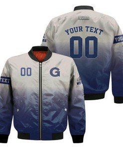 Georgetown Hoyas Fadded Bomber Jacket - NCAA