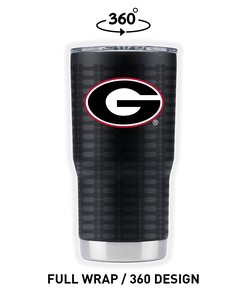 Georgia Black Full Wrap Tumbler