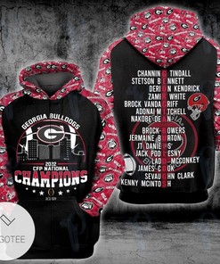 Georgia Bulldogs 2022 Cfp National Champions Hoodie