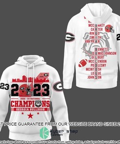 Georgia Bulldogs 2023 National Champions 3D Hoodie